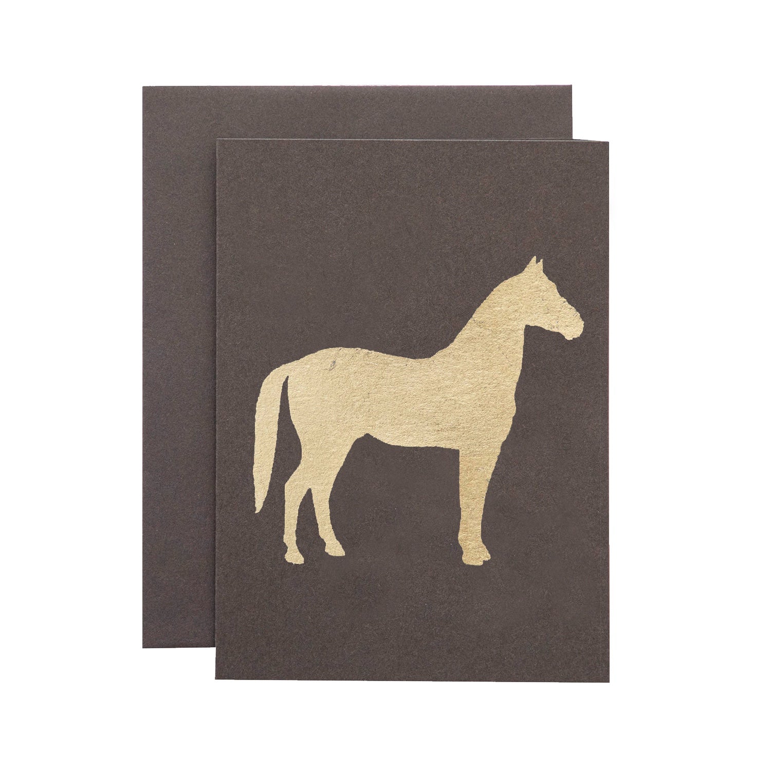 Brown Horse Greeting Card - Elegant Equine Design for Birthdays, Anniversaries & Special Occasions | Perfect for Horse Lovers & Equestrian Enthusiasts