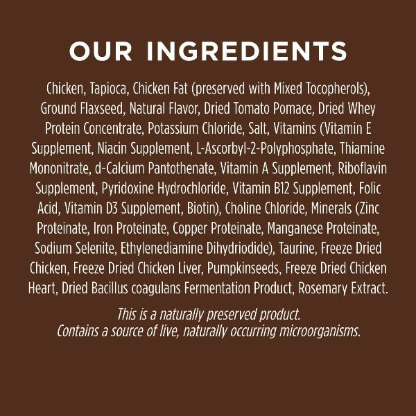 Instinct Ultimate Protein Chicken Recipe Dry Cat Food for Adult Cats - High Protein Grain-Free Kibble, 4 lb Bag - Supports Muscle Health & Energy for Indoor & Outdoor Cats
