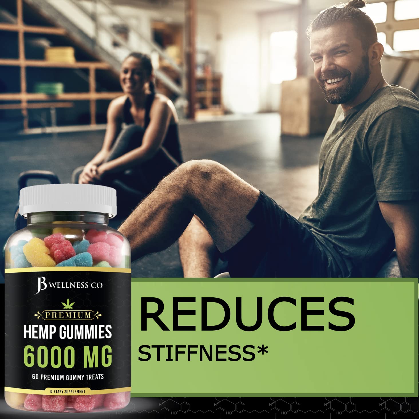 Premium Hemp Gummies with Hemp Oil - Natural Stress Relief & Relaxation Supplement [2-Pack] - Perfect for Anxiety Relief, Sleep Support & Daily Wellness