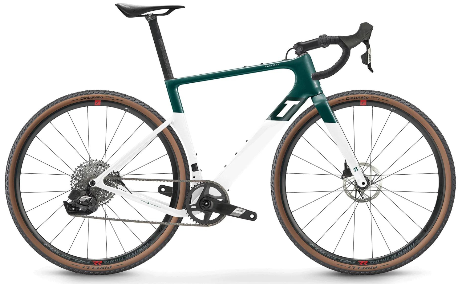 3T Racemax Apex XPLR AXS 1x12 700c Gravel Bike - Lightweight Carbon Frame for Adventure & Endurance Riding | Perfect for Off-Road Trails & Long-Distance Cycling