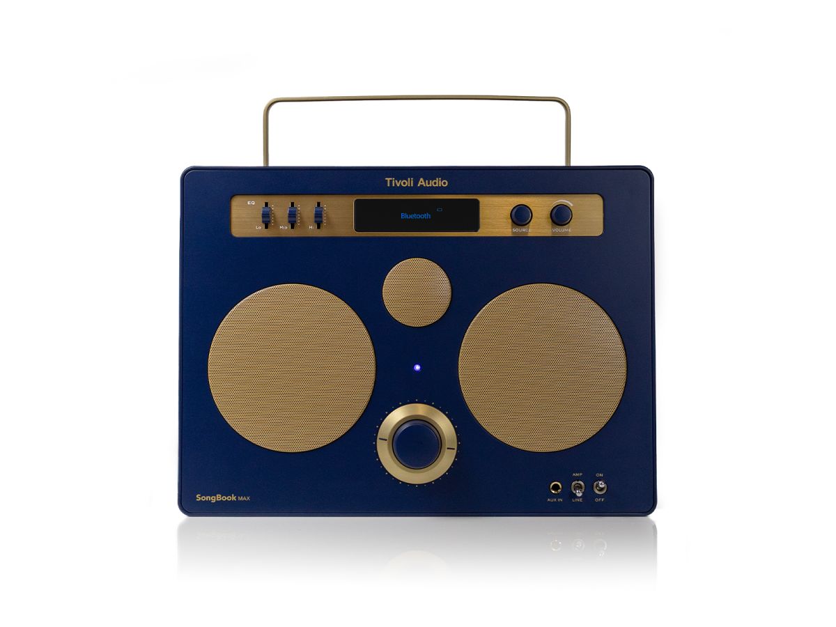Tivoli Audio SongBook MAX Portable Bluetooth Speaker - High-Quality Wireless Sound for Home, Office & Outdoor Use | Perfect for Travel, Parties & Relaxation