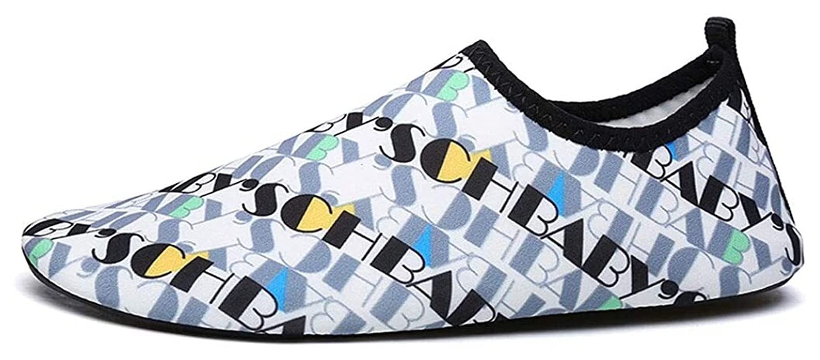 **Men's & Women's Water Shoes for Beach, Yoga, Swimming, Diving & Water Sports - Soft Bottom Non-Slip Aqua Shoes for Fitness, Treadmill & Outdoor Activities**    (Note: This optimized title includes gender inclusivity, key activities, material features, and usage scenarios while maintaining SEO-friendly structure.)