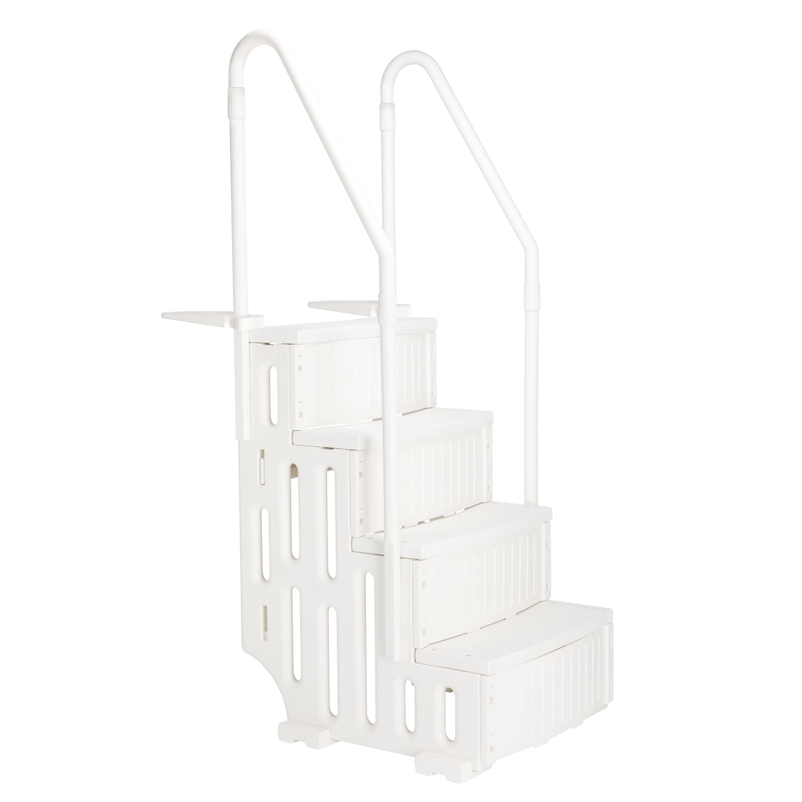 Outvita 4-Step Heavy Duty Above Ground Pool Ladder with Handrails - 400lbs Weight Capacity, 33.5