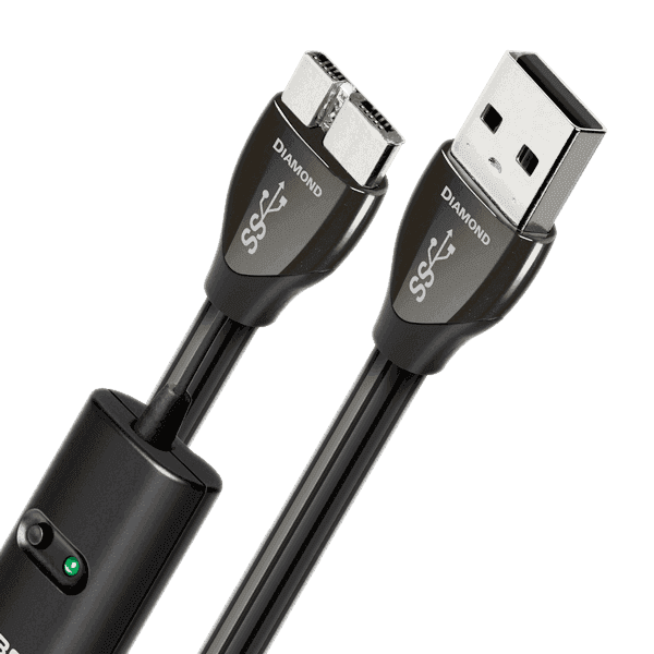 AudioQuest Diamond USB Cable - High-Speed Digital Audio Cable for Audiophiles | Perfect for Home Theater, Studio Recording & Hi-Fi Systems