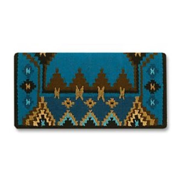 Mayatex Enchanted Tree Wool Saddle Blanket - Western Horse Riding, Equestrian Show, Ranch Decor - Premium Navajo Style Blanket for Horses & Home Decor