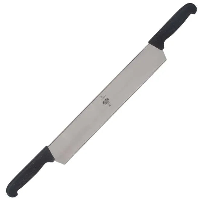 Victorinox Double Handle Cheese Knife - Stainless Steel Blade for Slicing Hard & Soft Cheeses - Perfect for Charcuterie Boards, Wine Pairings & Gourmet Entertaining