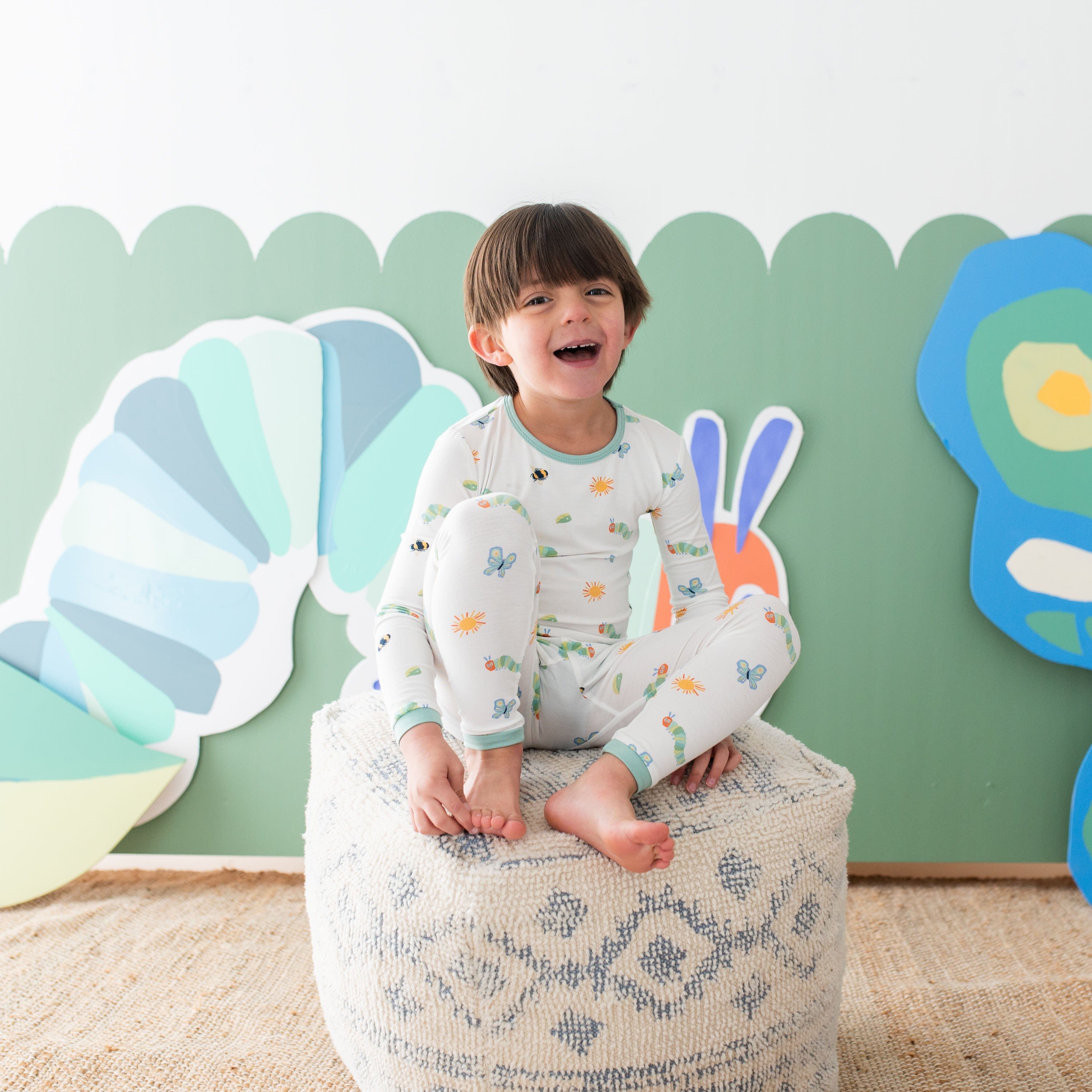 The Very Hungry Caterpillar™ & Friends Long Sleeve Pajama Set - Cozy Sleepwear for Kids & Toddlers - Perfect for Bedtime & Lounging