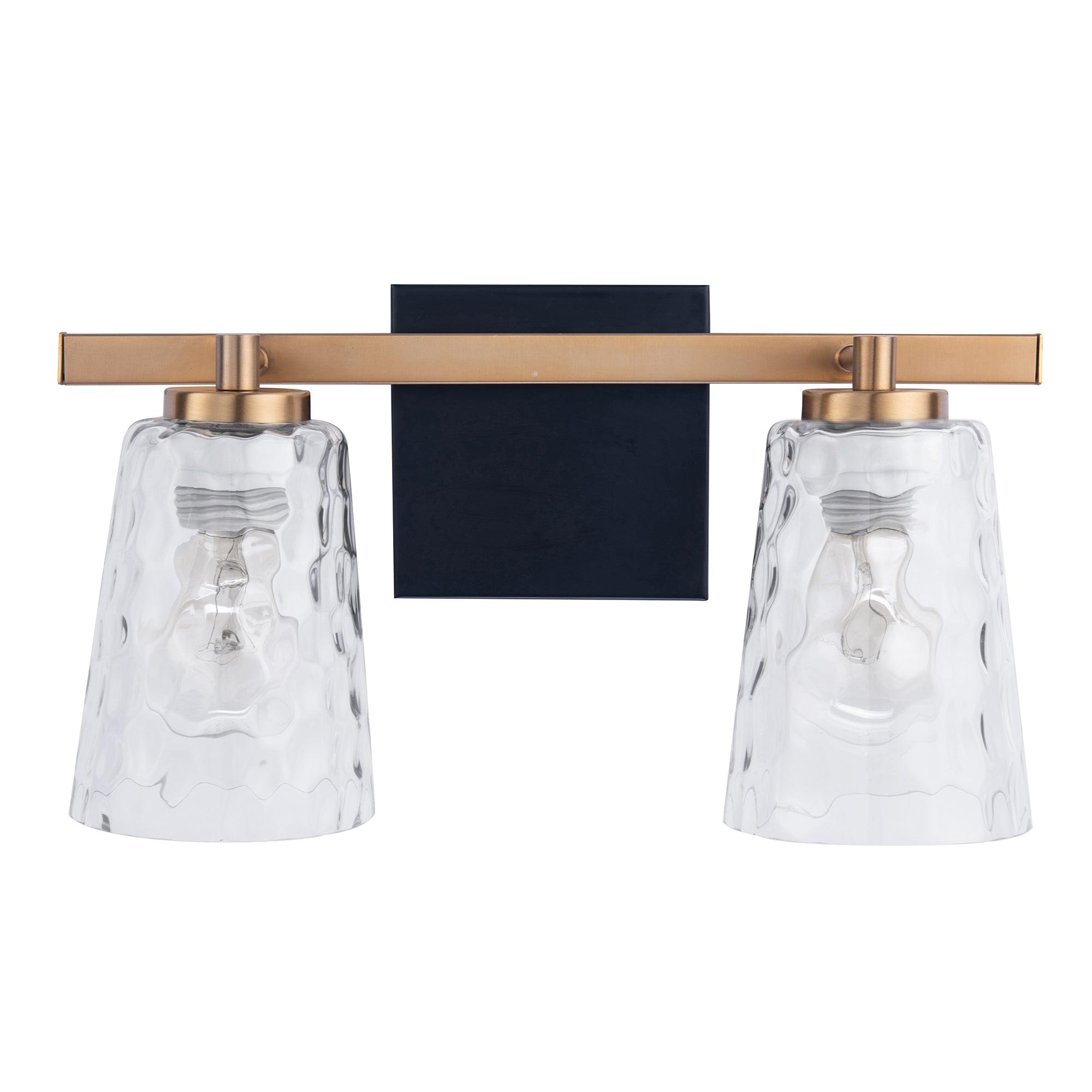 Radiance Modern 2-Light Dimmable Vanity Light - Bathroom Makeup Mirror Lighting Fixture for Bedroom, Dressing Room & Powder Room