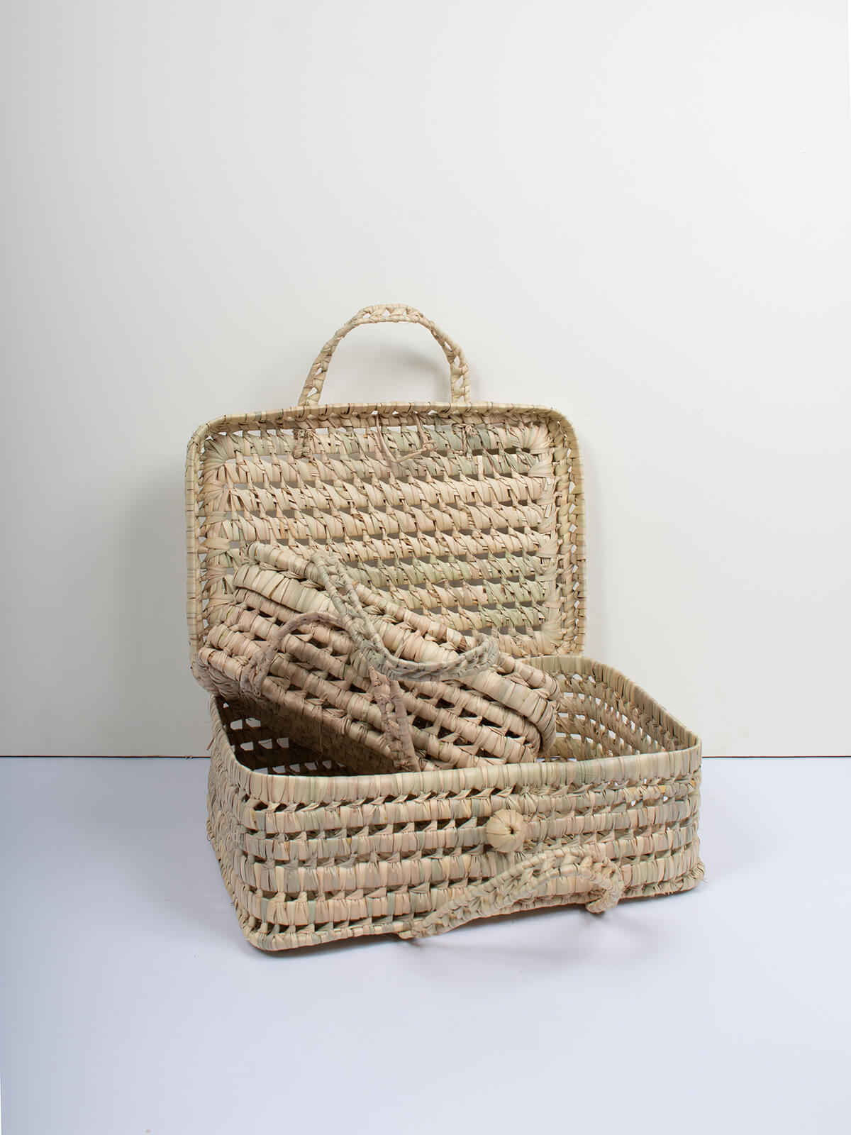 Premium Lightweight Woven Suitcase for Travel - Durable Carry-On Luggage with Spinner Wheels, Perfect for Business Trips & Vacations