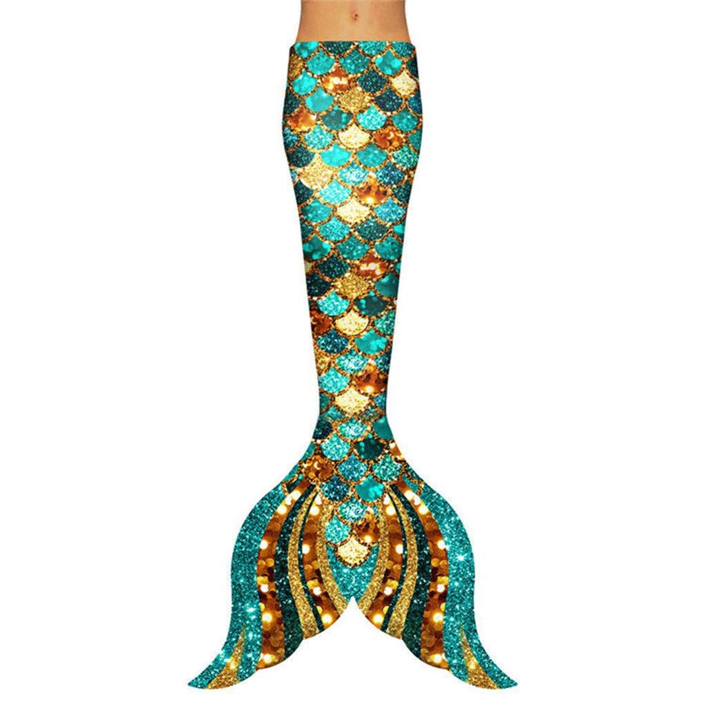Mermaid Tail Bikini Swimsuit for Women & Girls - Monofin Swimwear for Beach, Pool & Underwater Photography | Changjiang Mermaid Swimwear