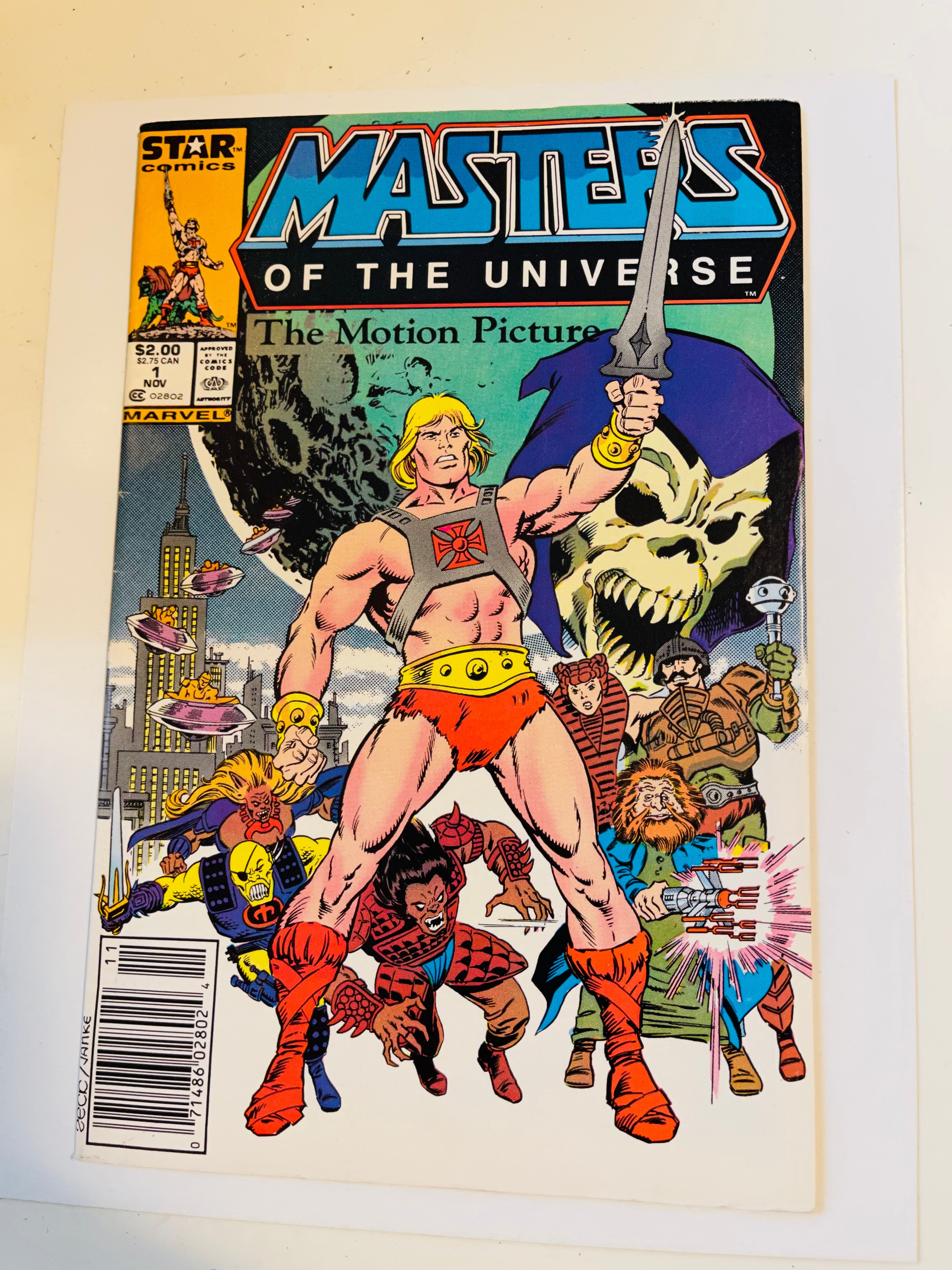 Masters of the Universe 1987 Motion Picture #1 High Grade Comic Book - Collectible Vintage Comic for Fans & Investors