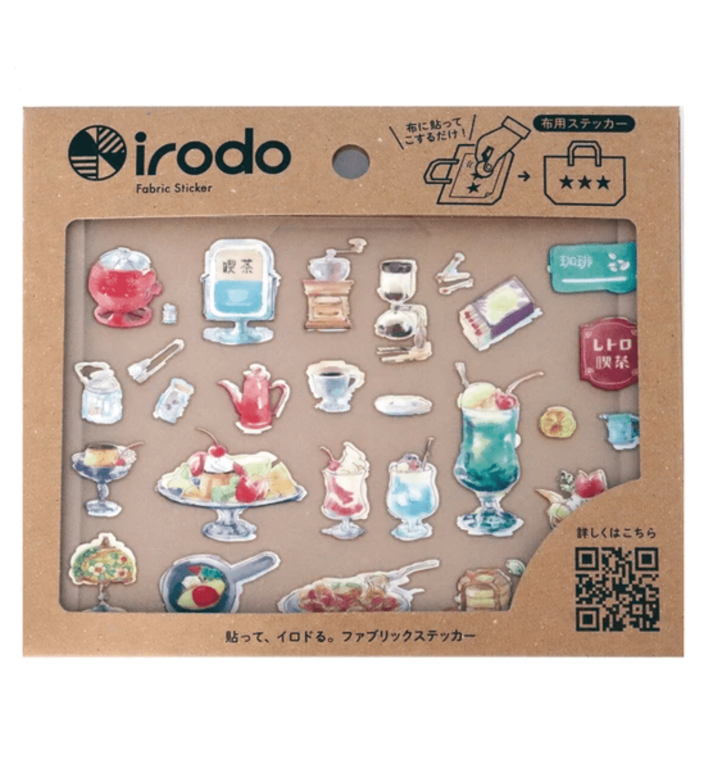 Premium Fabric Sticker Set - 50PCS Cute Food & Kawaii Designs - Washable Iron-On Patches for DIY Crafts, Scrapbooking, Kids Clothing - Perfect for T-Shirts, Bags, Notebooks & Home Decor