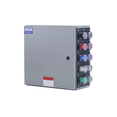 800A Double Set Screw Camlock Connector Box - 120/208V Male Neutral - Heavy Duty Power Distribution for Events, Construction & Industrial Use