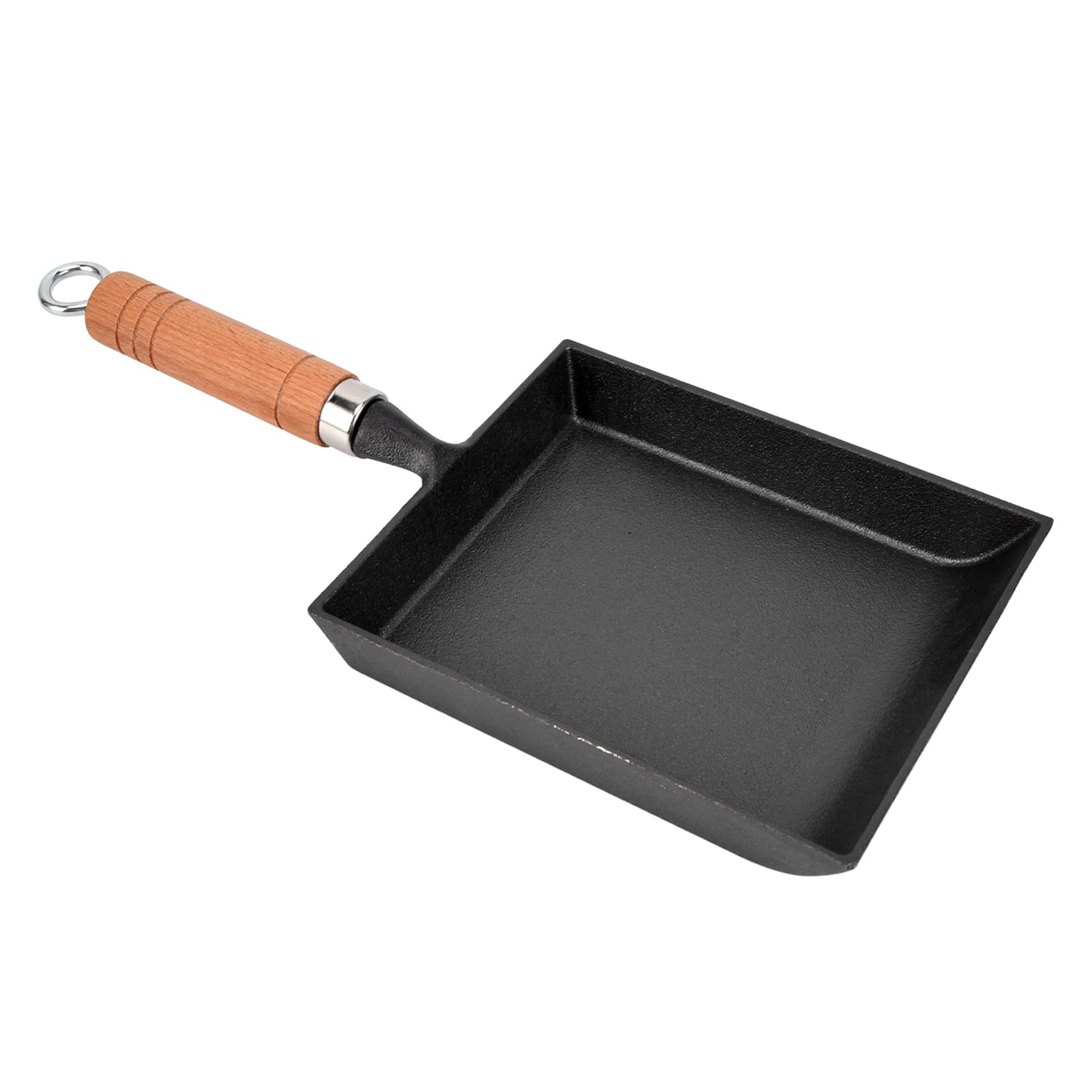 Non-Stick Flat Bottom Frying Pan for Pancakes, Eggs & More - Thickened Heavy Duty Skillet for Camping, Home & Outdoor Cooking