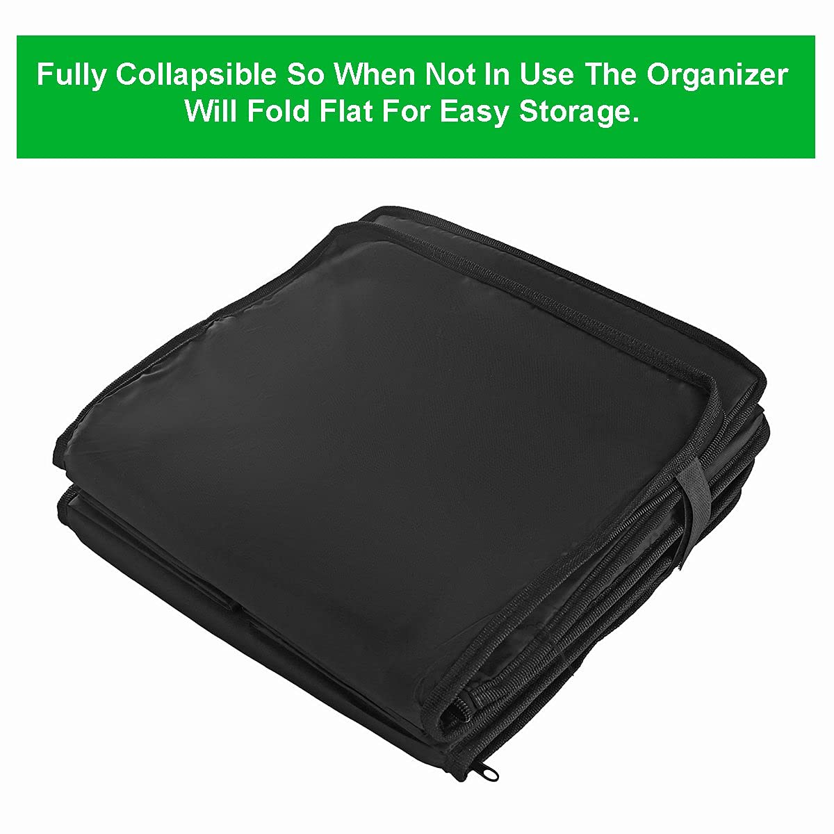 Lebogner Insulated Grocery Bag & Car Trunk Organizer with Cooler Compartments - Perfect for Picnics, Road Trips and Keeping Food Fresh