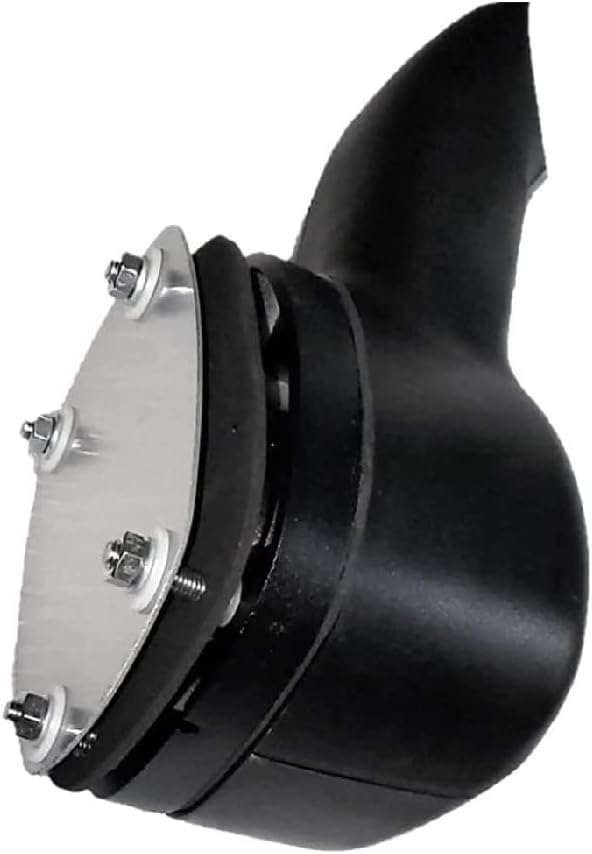 Kozak BLACK Finish Hood Mirrors Pair - Left Driver & Right Passenger Side for Peterbilt 587 Trucks | Includes 2x 22