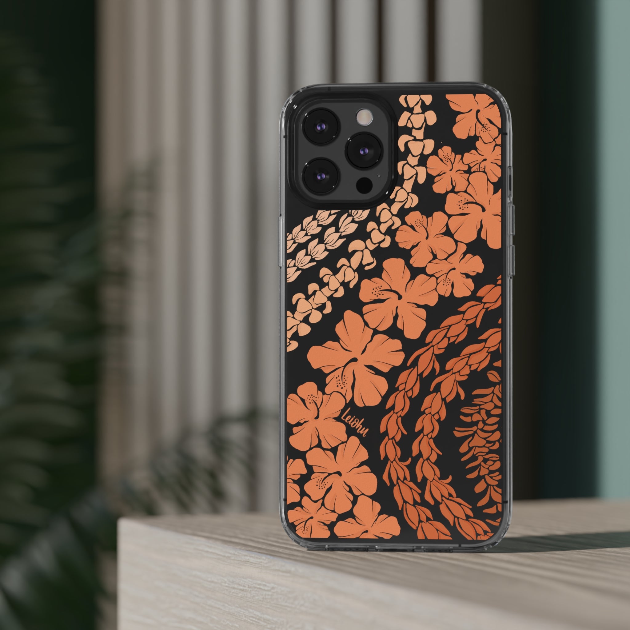 Groovy Lei Warm Clear Phone Case - Soft & Durable Protective Cover for iPhone & Android - Perfect for Winter, Outdoor Activities & Everyday Use