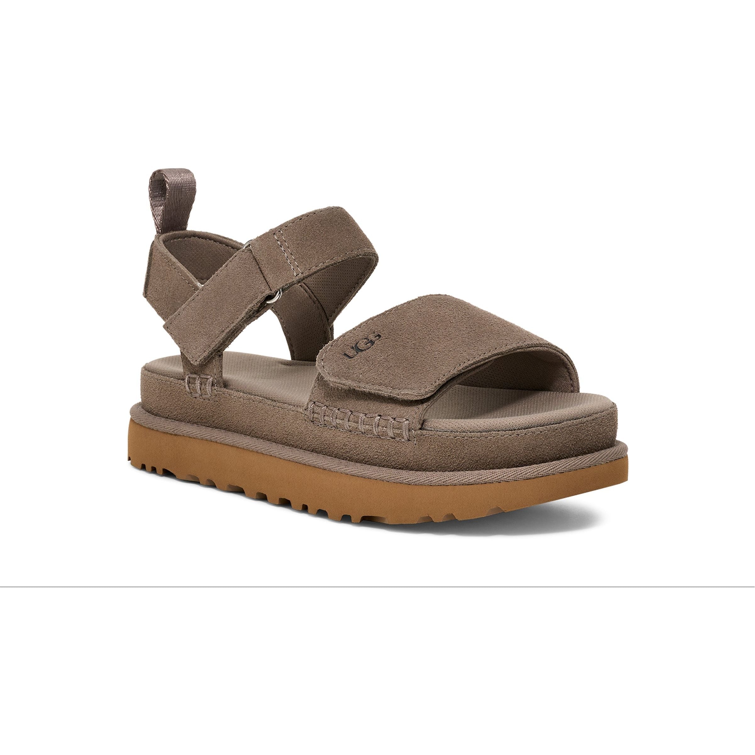 UGG Women's Goldenstar Comfort Slide Sandals - Soft Suede & Cushioned Footbed for Summer, Beach, and Casual Wear
