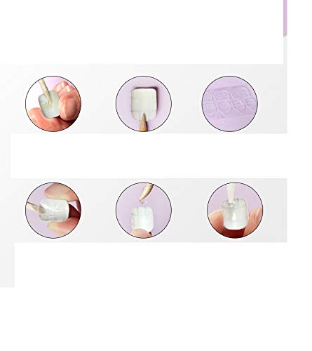 False Nails Set - Almond Ballet Press on Nails with Nail Art Designs, Manicure Kit & Jewelry Gift Box for Women | Perfect for Parties, Weddings & Special Occasions