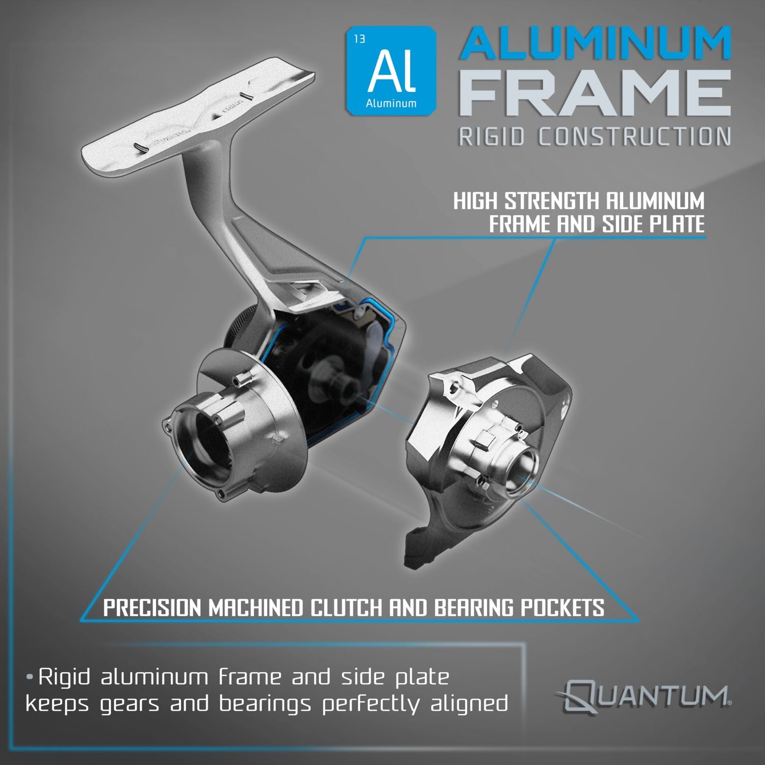Quantum Strive Spinning Reel - High Performance Saltwater Fishing Reel with Smooth Drag System | Perfect for Offshore, Surf Fishing & Freshwater Angling