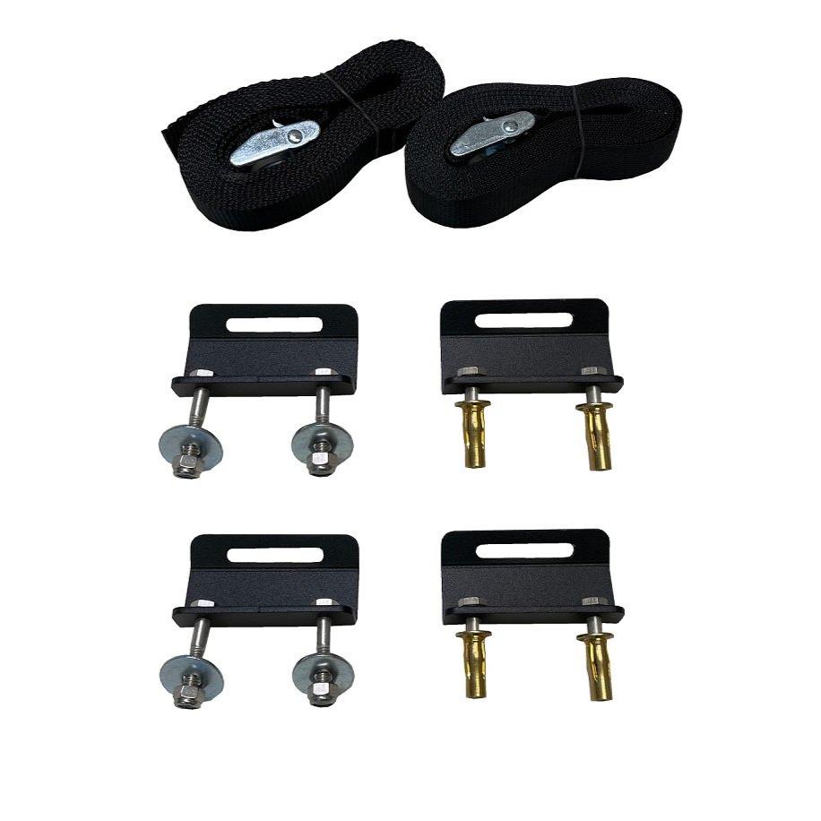 RB Components Water Tank Strap Kit - Heavy Duty Adjustable Straps for RV, Boat & Truck Water Storage Tanks - Secure Mounting Solution for Outdoor Adventures & Emergency Preparedness