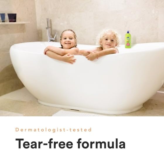 Sua^e Kids 3-in-1 Shampoo, Conditioner & Body Wash - Watermelon Scented, Tear Free Formula, 40 fl oz (Pack of 1) - Gentle Baby & Toddler Bath Essentials for Sensitive Skin | Perfect for Daily Hair & Body Wash Routine