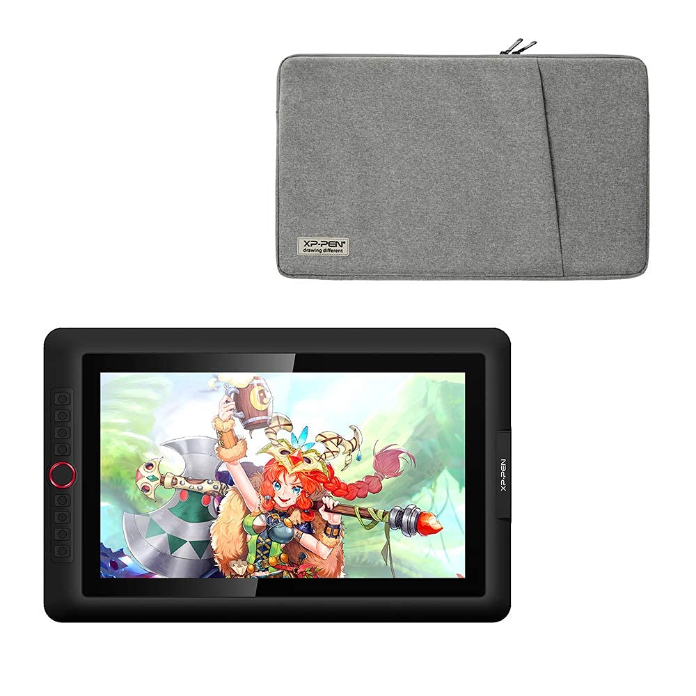XP-PEN Artist 15.6 Pro Drawing Tablet with Screen - 120% sRGB Color Gamut, 8192 Pressure Levels, Tilt Function - Battery-Free Stylus & Protective Case Included - Perfect for Digital Art, Animation, Graphic Design & Online Teaching