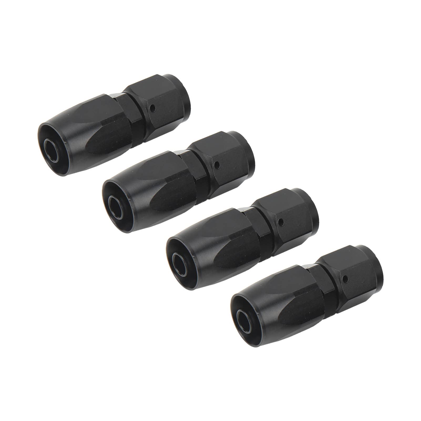 High Strength Aluminum AN6 Swivel Hose End Adapter - 0 Degree Universal Rustproof Straight Fitting for Car Modification & Performance Upgrades | Perfect for Fuel, Oil & Coolant Systems