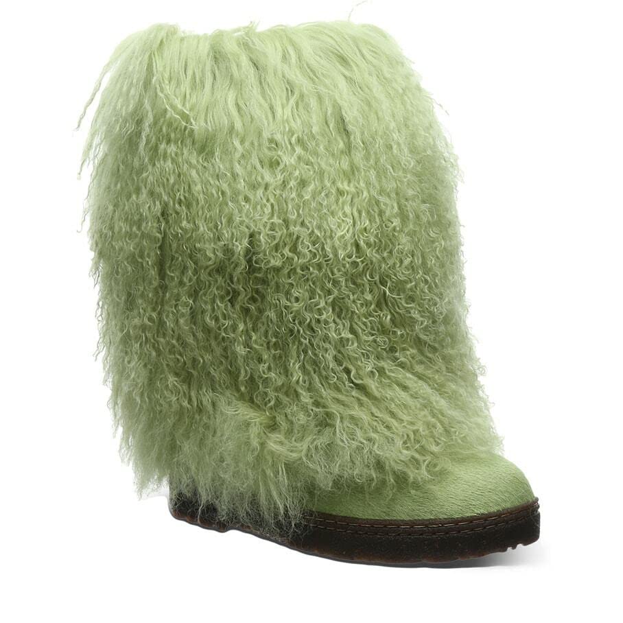 BEARPAW Women's Boetis Winter Boots - Natural Fur Lined Slip-On Snow Boots for Women | Warm & Comfortable Casual Booties | Perfect for Cold Weather, Snow Days & Outdoor Activities