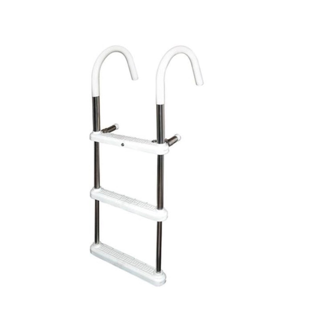 JIF Marine DMT3 Gunwale Hook Ladder - Heavy Duty Boat Boarding Ladder for Easy Access - Perfect for Fishing, Swimming & Water Sports