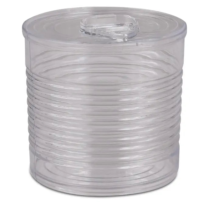 Clear Plastic Storage Canister with Airtight Lid - Perfect for Kitchen Pantry Organization, Snacks, Cookies & Dry Food Storage