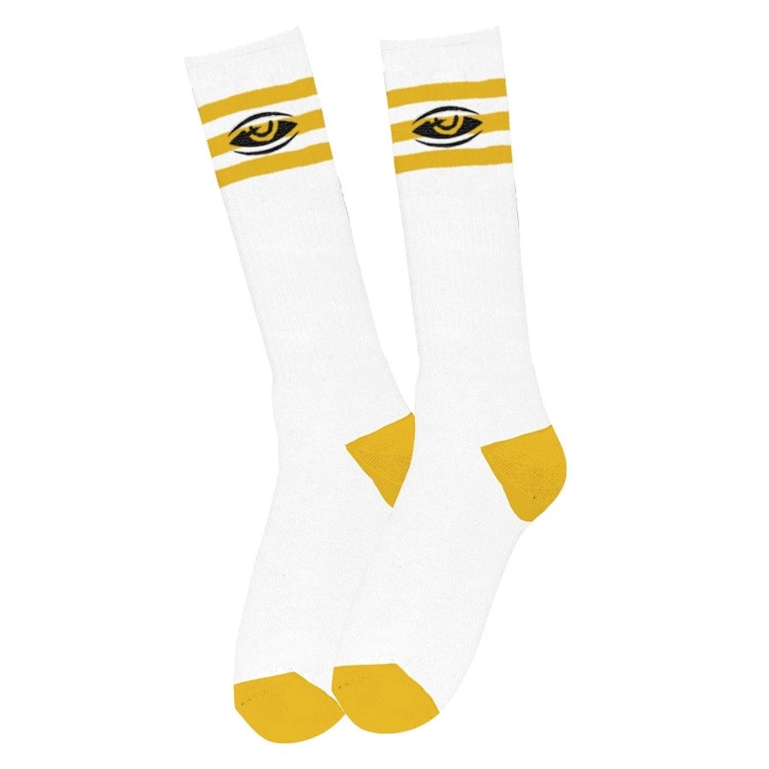 Toy Machine Skateboard Socks with Embroidered Logo - Cool Skateboarding Crew Socks for Men & Women - Perfect for Skate Sessions, Streetwear Fashion, and Casual Wear