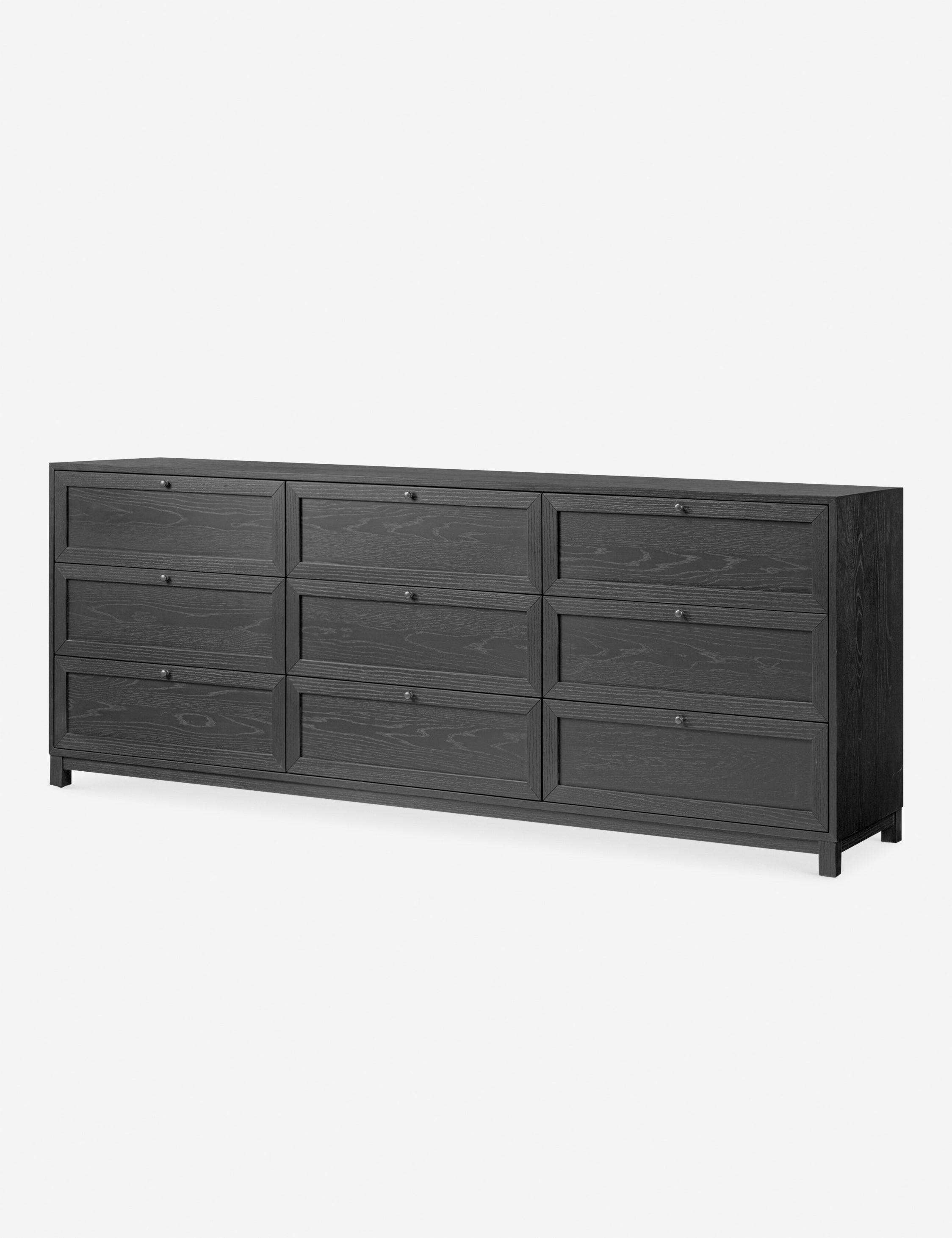Carly 9 Drawer Dresser - White Wooden Chest of Drawers for Bedroom Storage, Organizer for Clothes, Accessories & Home Decor - Perfect for Master Bedroom, Guest Room & Nursery Organization