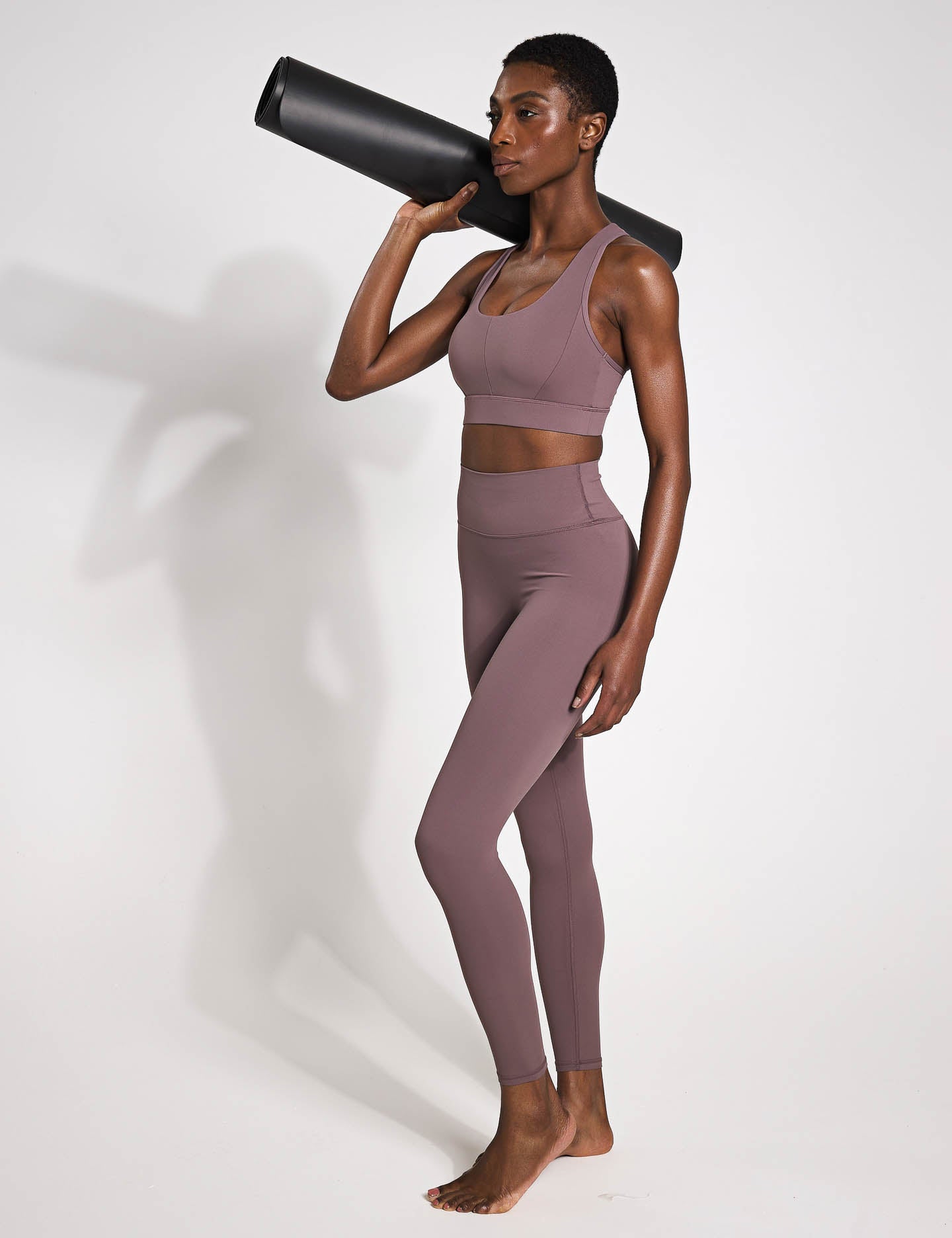 Frankie Leggings Set - Stylish Purple Yoga Pants & Top for Women | Comfortable Workout Outfit for Yoga, Gym & Lounge Wear