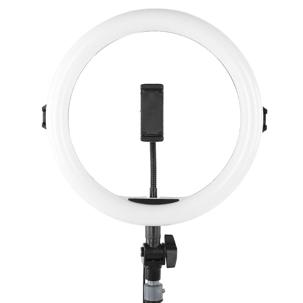 11 Inch LED Ring Light with 3200K-6500K Color Temperature, 3 Lighting Modes & 10 Brightness Levels - Professional Photography Fill Light for Makeup, Vlogging, Live Streaming - Perfect for YouTube, TikTok, Instagram Content Creation