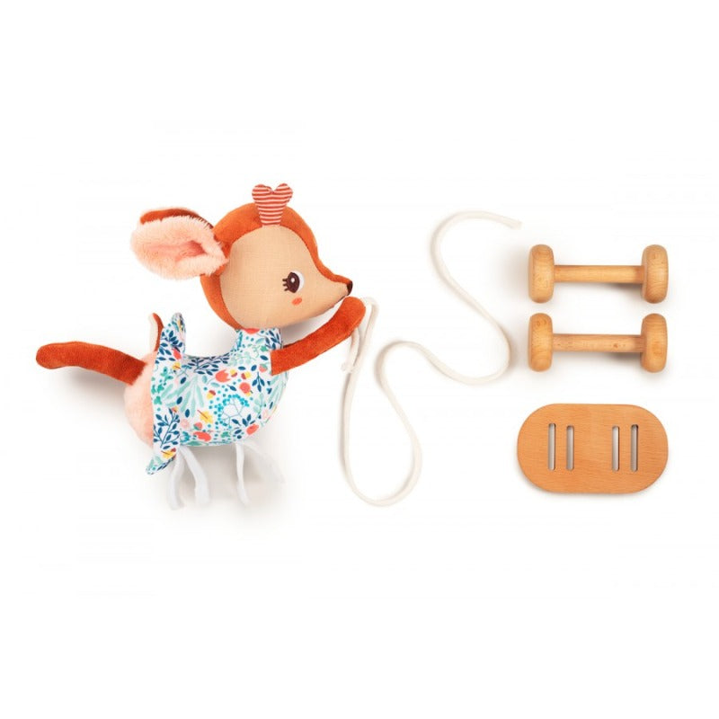 Pull Along Cuddle Stella - Adorable Plush Dog Toy for Kids | Interactive Walking Pet Companion for Toddlers | Perfect for Indoor Play, Birthday Gifts & Early Childhood Development