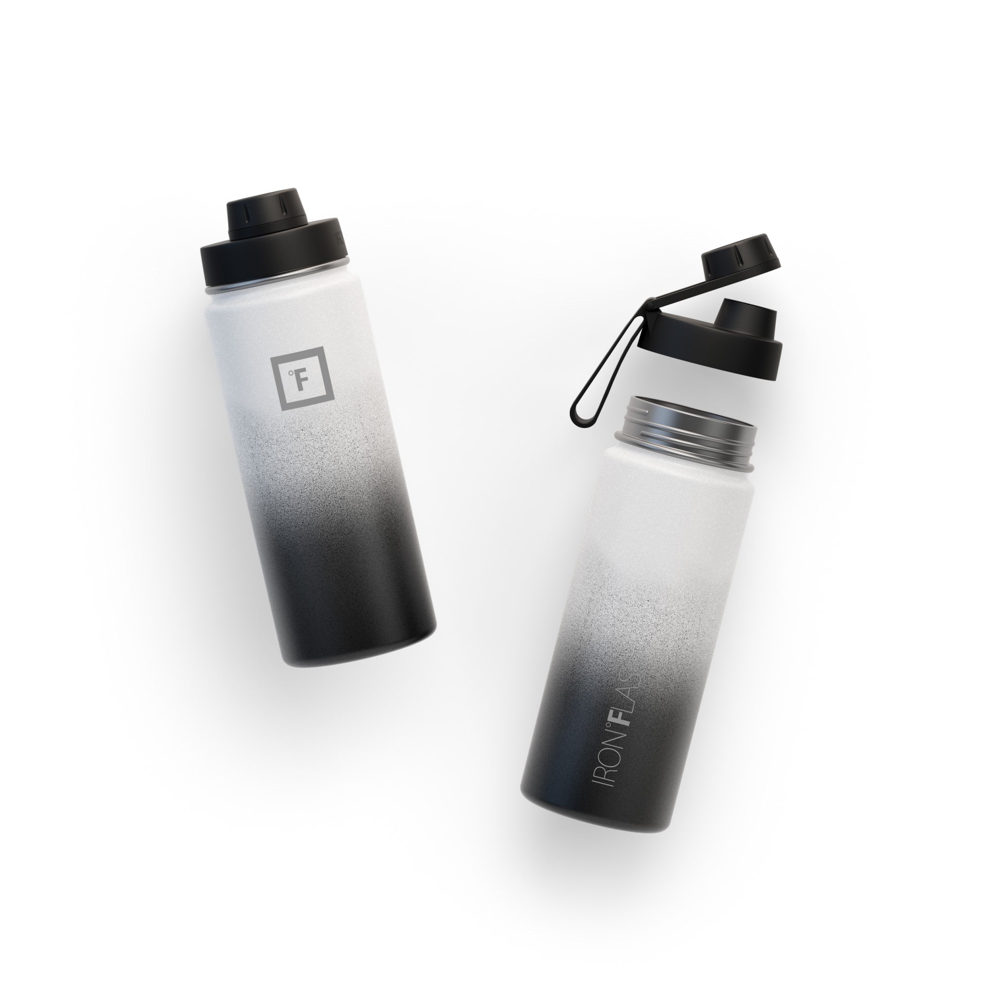 18 Oz Wide Mouth Water Bottle with Spout Lid - Leak Proof & BPA Free - Perfect for Gym, Hiking, Travel & Outdoor Activities