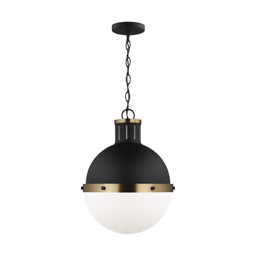 Soren 1 Light Pendant - Modern Minimalist Ceiling Light Fixture for Dining Room, Kitchen Island & Bedroom - Adjustable Hanging Chandelier with Clear Glass Shade