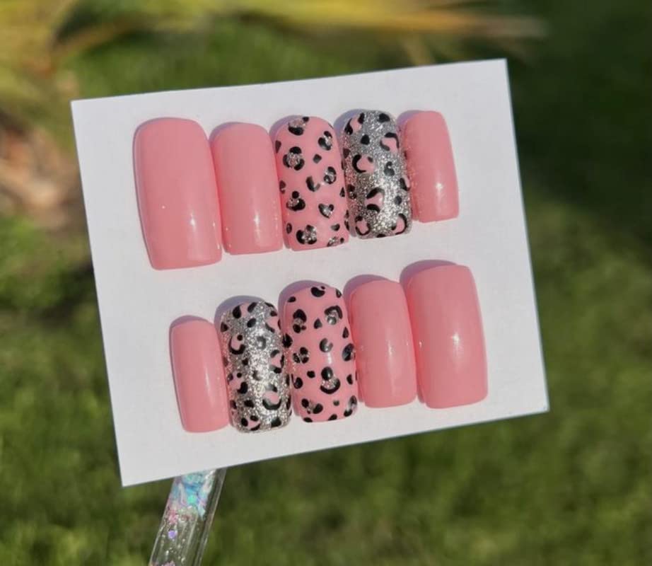 Press on Nail Set - Artificial Nail Art Kit with Glue & Accessories for Easy DIY Manicure at Home, Parties & Special Occasions