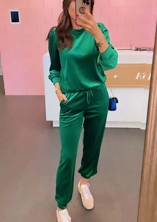 Stylish Glam Velour Track Suit for Women - Soft & Comfortable Jogging Outfit - Perfect for Gym, Lounge & Casual Wear - FINAL SALE