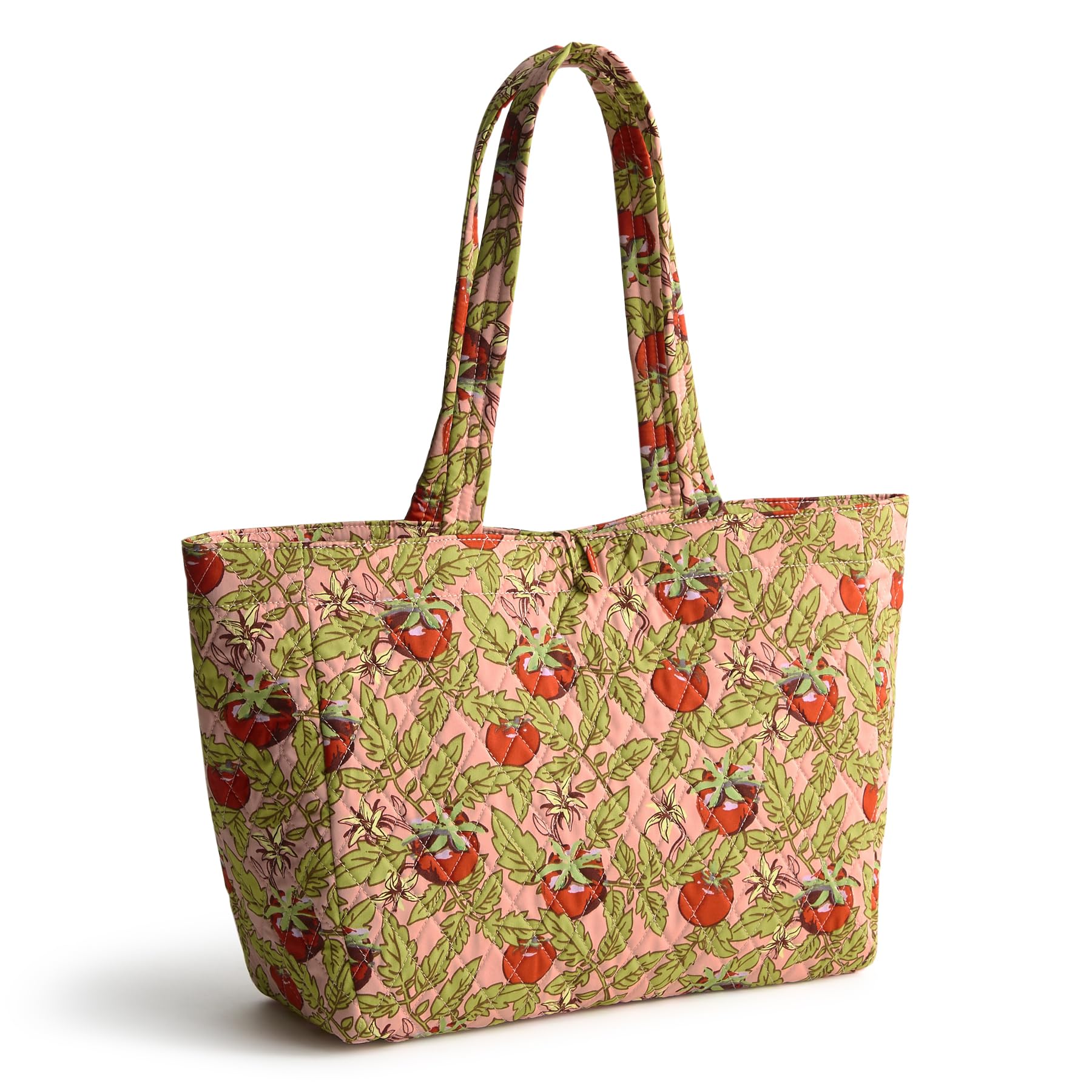 Vera Bradley Premium Cotton Small Hathaway Tote Bag for Women - Lightweight & Durable Everyday Purse for Work, Travel & Shopping