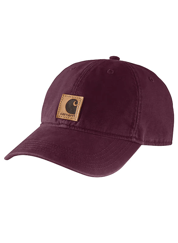 Carhartt Odessa Cap Blackberry - Durable Work Hat for Men & Women - Perfect for Construction, Outdoor Work & Casual Wear