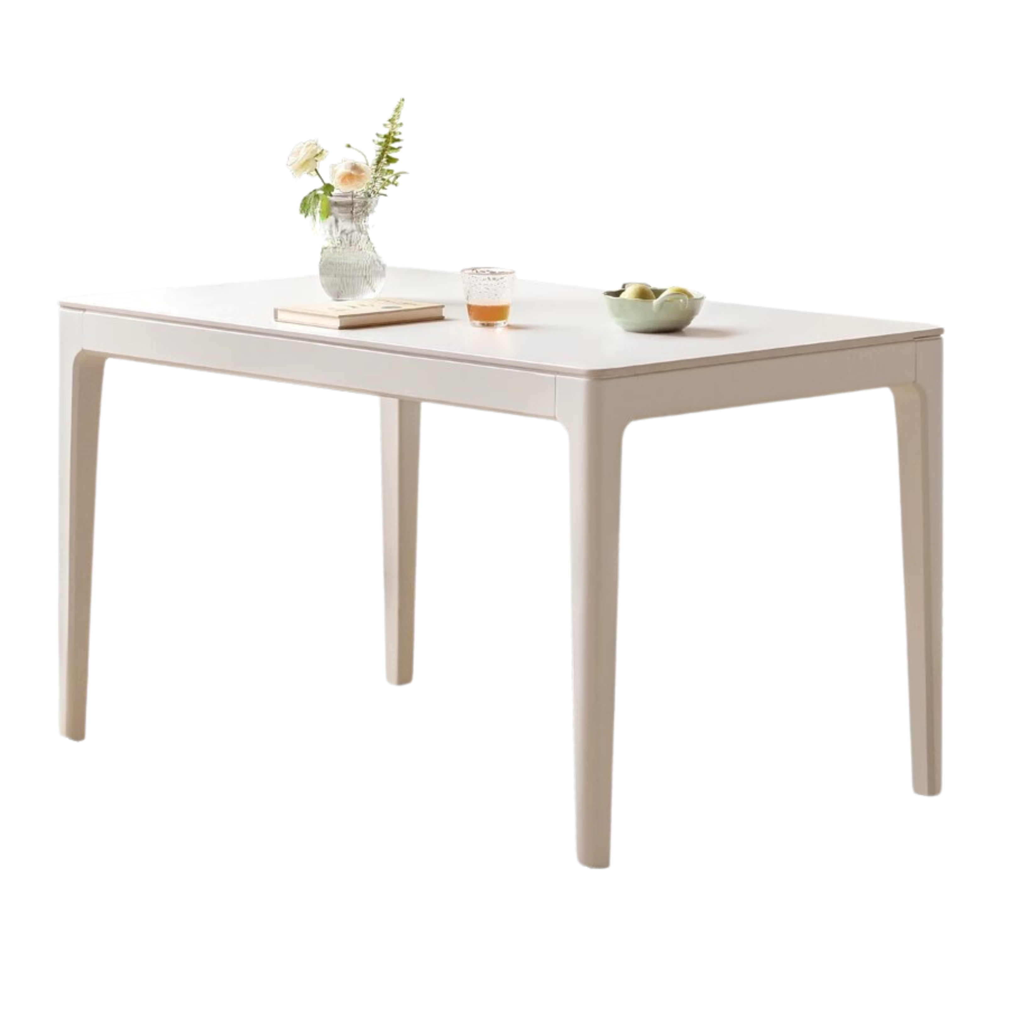 51.2x31.4x29.5 inch / 130x80x75cm / white color / Slate Dining Table