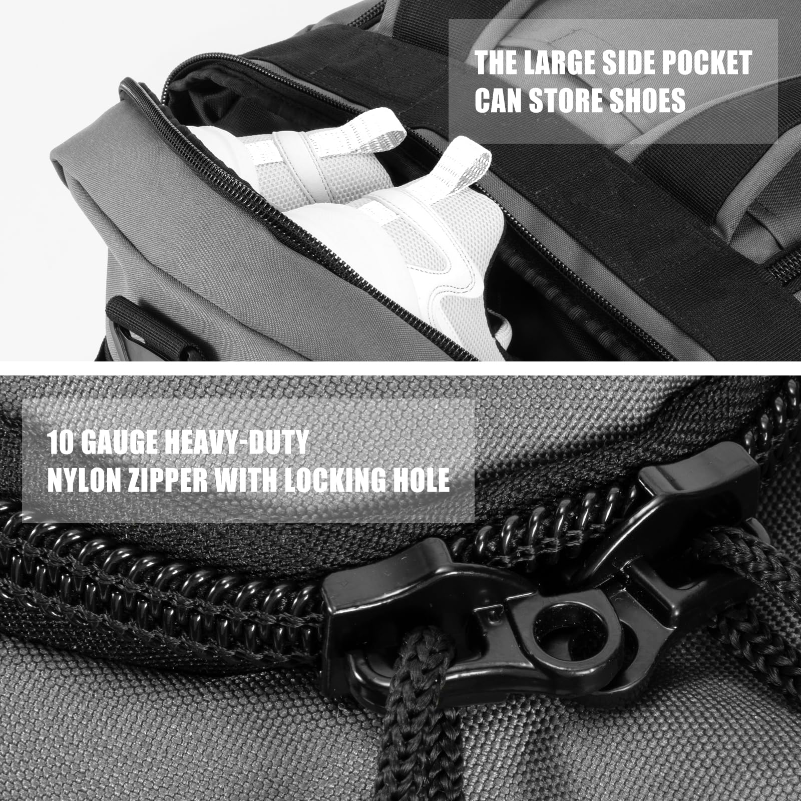90L Large Duffle Bag for Men & Women - Waterproof Gym Bag, Travel Backpack, Sports Duffel Carry On - Perfect for Workout, Weekend Trips & Outdoor Adventures