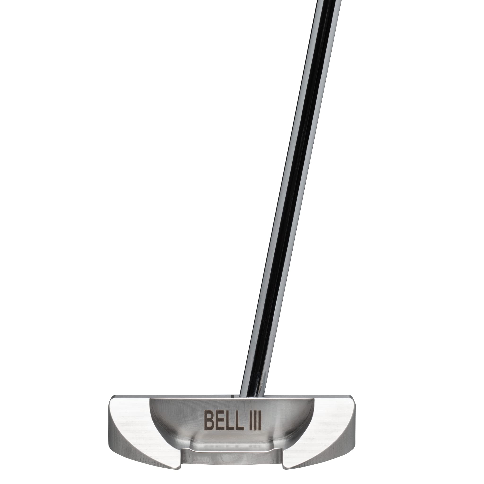 Bell III Upright Lie Half-Mallet 365 Golf Putter (79 Degree Lie) with Winn Dri-Tac Dark Gray Midsize Grip | Premium USA-Made Golf Club | Perfect for Precision Putting on Fast Greens