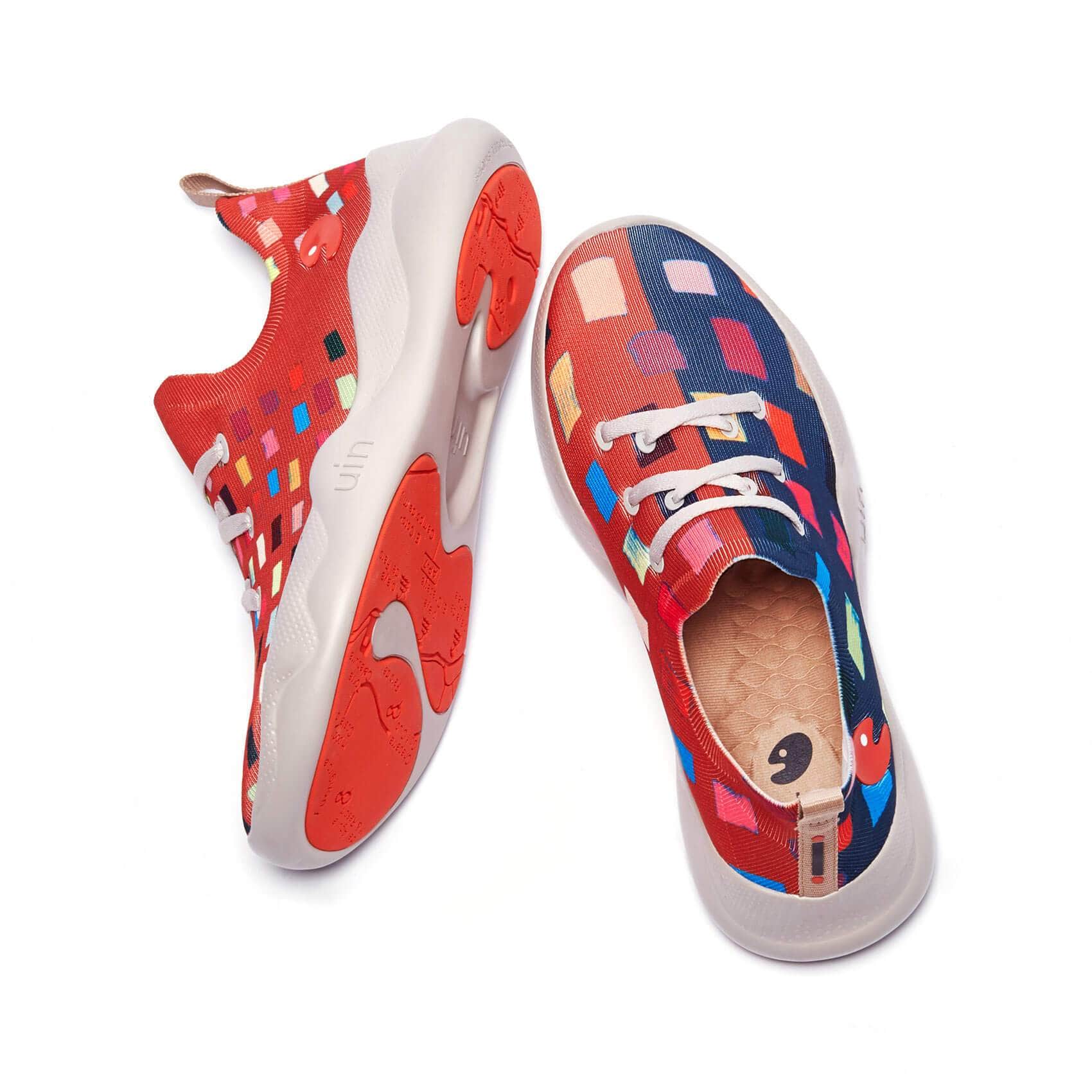Color Block Men's Mijas Sneakers - Trendy Casual Shoes for Men | Perfect for Walking, Running & Everyday Wear