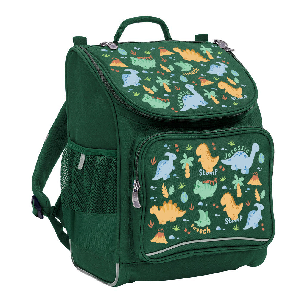 Jurassic Mighty Junior Dinosaur Backpack for Kids - School Backpack with Adjustable Straps & Multiple Pockets - Perfect for School, Travel & Outdoor Adventures