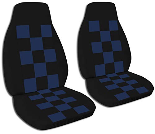 Black and Navy Blue Checkers