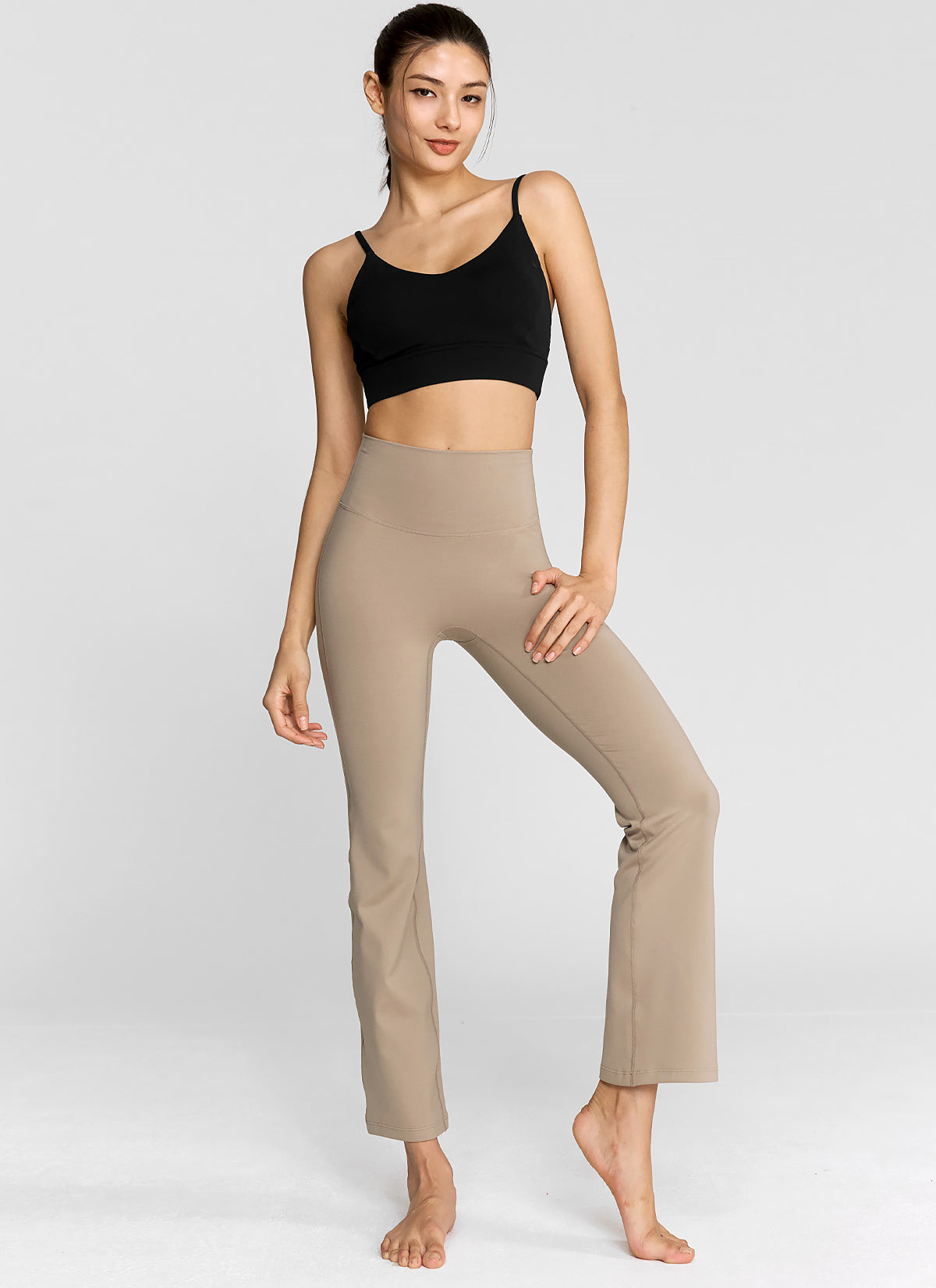 XELLA™ Intension Bootcut Pants for Women - Stretch Comfort Fit Trousers with Flared Leg | Perfect for Work, Office & Casual Wear