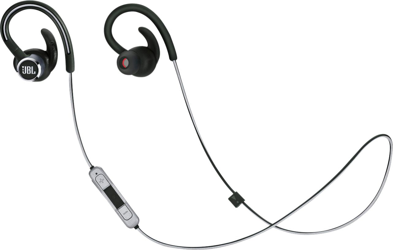 JBL Reflect Contour 2.0 Wireless Bluetooth Headphones - Noise Cancelling Over-Ear Headset with Mic (Black) | Perfect for Running, Gym Workouts & Travel